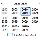 Datumsauswahl