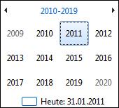 Datumsauswahl